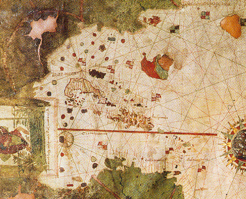 Carta Universal (Caribbean detail)