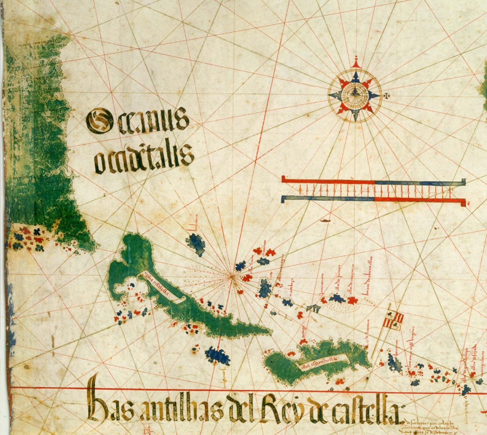 Cantino Planisphere (Caribbean detail)