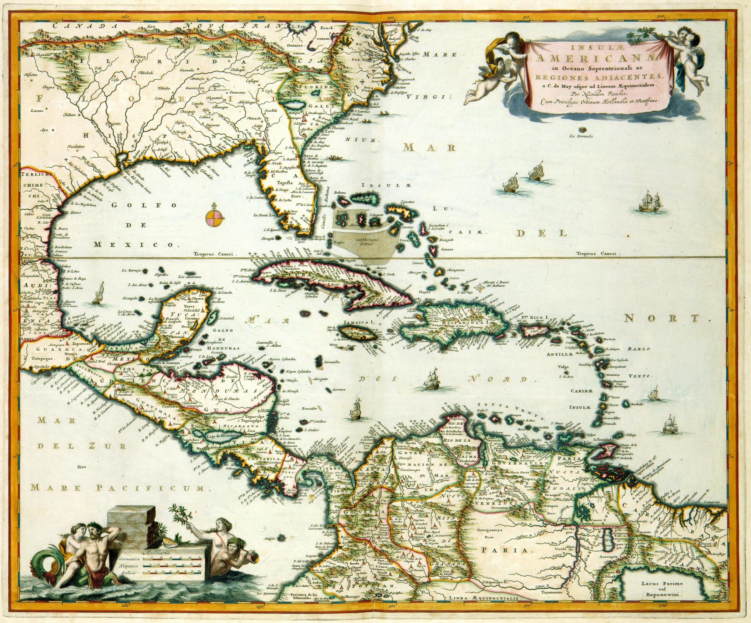 Insulae Americanae in Oceano Septentrionali
