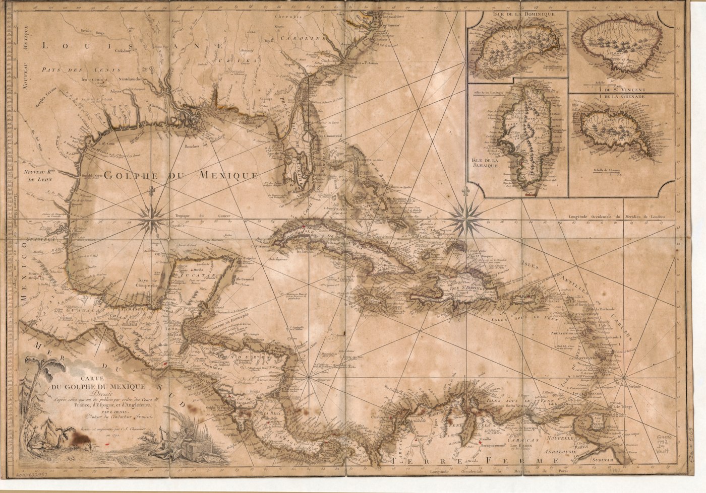 Carte du Golphe Du Mexique