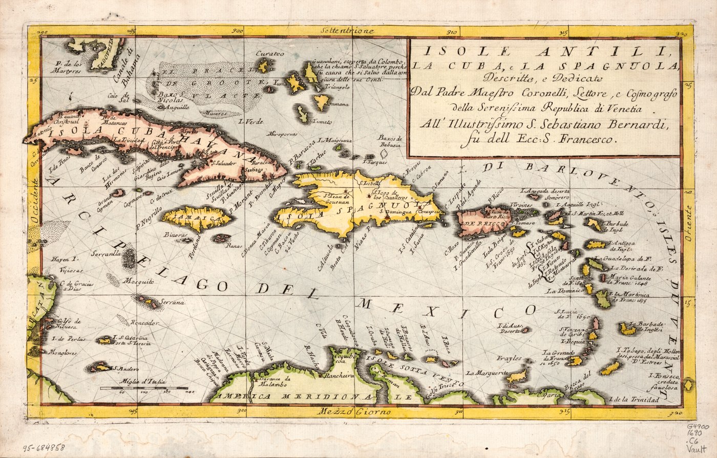 Isole Antili, la Cuba e la Spagnuola