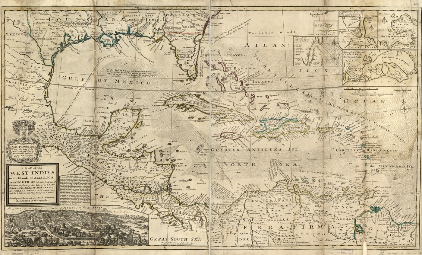 A map of the West-Indies or the islands of America in the North Sea